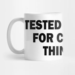 tested positive for critical thinking Mug